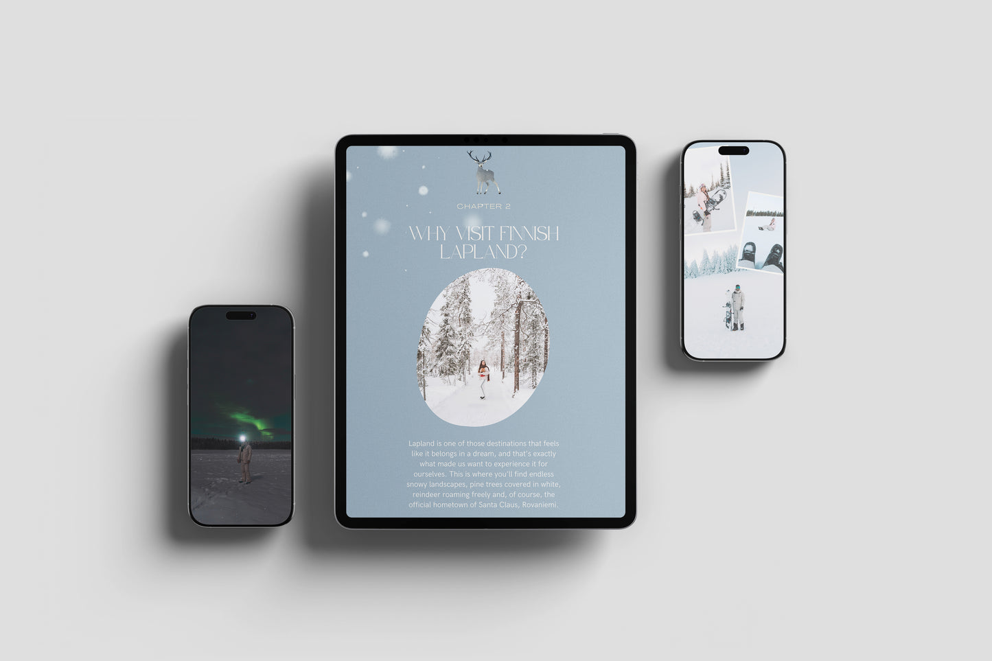 Lapland Winter Travel Guide (English) + Map