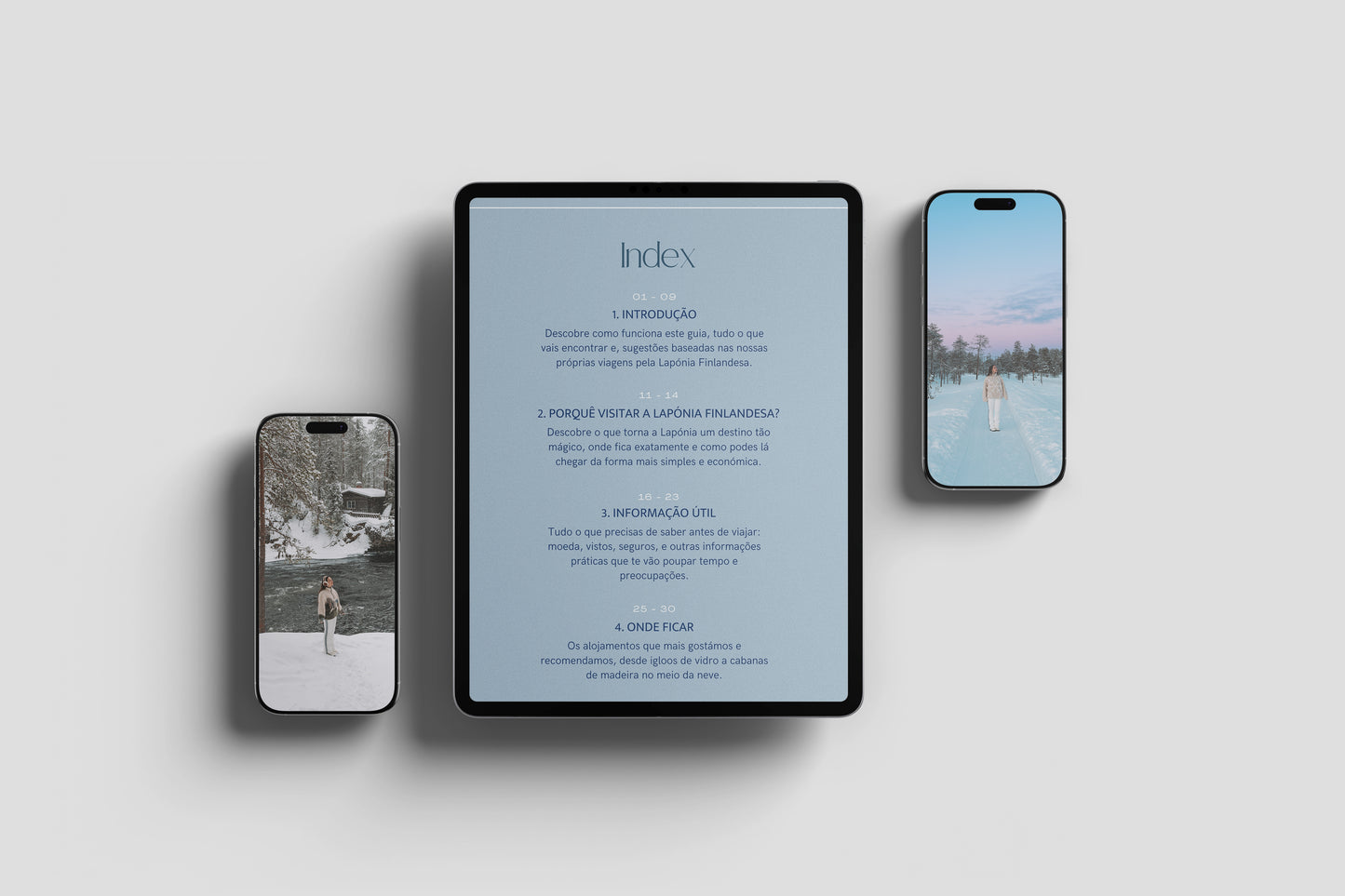 Finnish Lapland Travel Guide (Portuguese Version) + Map